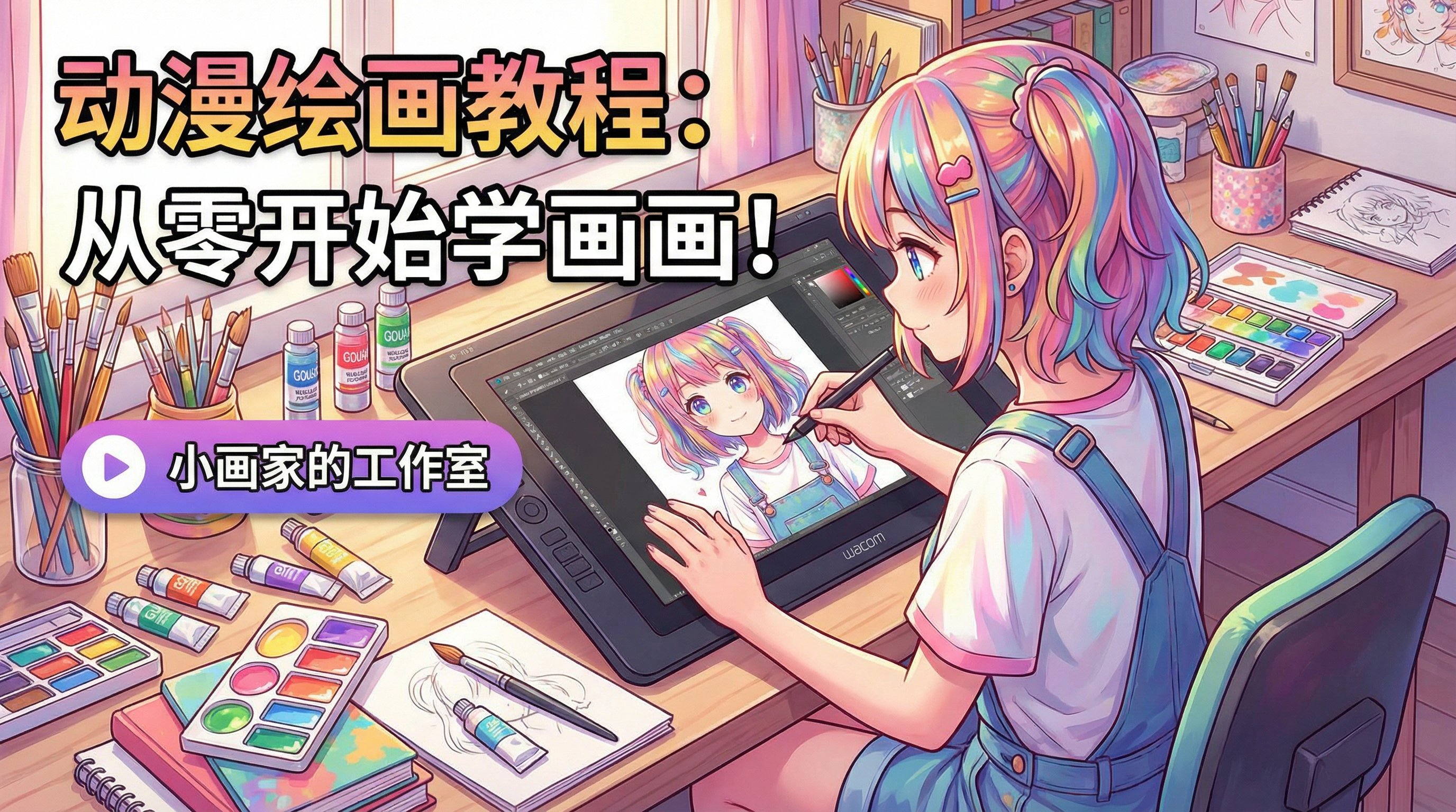 大象传媒绘画教程视频